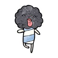 cute cartoon cloud head creauture N9