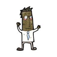 cartoon tired man N2