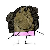 child's drawing of a happy mom N2