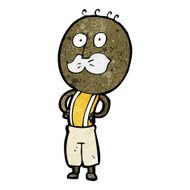 cartoon mustache man N26