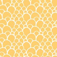 Seamless pattern with abstract stylized hand drawn scale texture