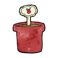 cartoon flowerpot N10