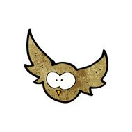cartoon flying owl N3