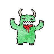 Cartoon Hairy Monster N26