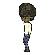 cartoon moody teenager N2