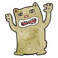 cartoon angry animal