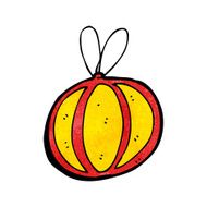 Cartoon Christmas Bauble N81
