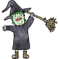 Cartoon Witch N32