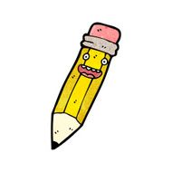Pencil Cartoon Character N13