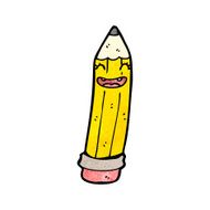 Pencil Cartoon Character N16