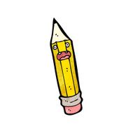 Pencil Cartoon Character N17