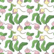 Vegetables seamless pattern N6