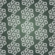 Seamless Ornate Pattern (Vector) Hand Drawn Vintage Texture N5