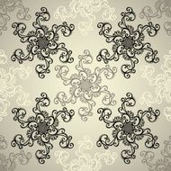 Seamless Ornate Pattern (Vector) Hand Drawn Vintage Texture N6