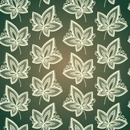 Seamless Floral Pattern (Vector) Hand Drawn Texture N106
