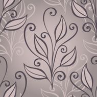 Seamless Floral Pattern (Vector) Hand Drawn Texture N110