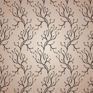 Seamless Floral Pattern (Vector) Hand Drawn Texture N111