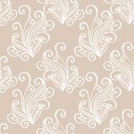 Seamless Floral Pattern (Vector) Hand Drawn Texture N112