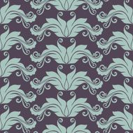 Seamless Ornate Pattern (Vector) Hand Drawn Texture N100