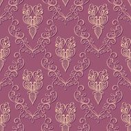 Seamless Ornate Pattern (Vector) Hand Drawn Texture N106
