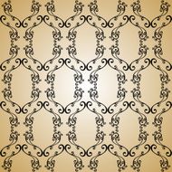 Seamless Ornate Pattern (Vector) Hand Drawn Texture N110