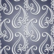 Seamless Ornate Pattern (Vector) Hand Drawn Texture N112