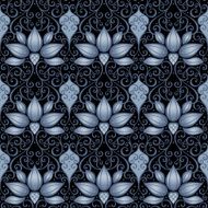 Seamless Ornate Pattern (Vector) Hand Drawn Texture N114