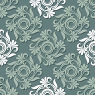 Seamless Ornate Pattern (Vector) Hand Drawn Texture N116