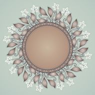 Vector Colored Floral Background Hand Drawn Texture N63
