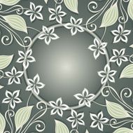 Vector Colored Floral Background Hand Drawn Texture N65