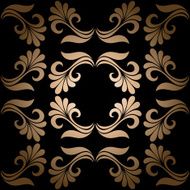 Seamless Floral Pattern (Vector) Hand Drawn Texture N117