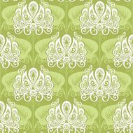 Seamless Floral Pattern (Vector) Hand Drawn Texture N126