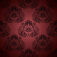 Seamless Floral Pattern (Vector) Hand Drawn Texture N128