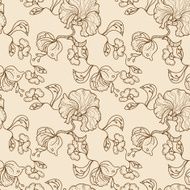 Oriental floral Seamless PAttern