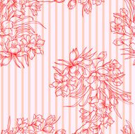 Seamless background with flower N2