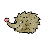 Cartoon Hedgehog N33