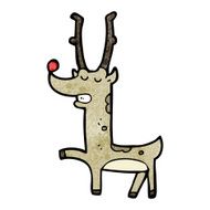 proud reindeer cartoon N3