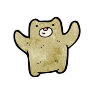 cartoon teddy bear N197