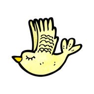 cute flying bird cartoon N4
