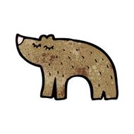 Cartoon Bear N77