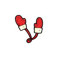 winter mittens cartoon N3