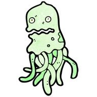 Cartoon Jellyfish N66
