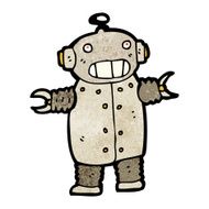 cartoon dancing robot N6