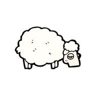 Cartoon Sheep N40