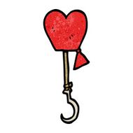 love hooked cartoon symbol N2