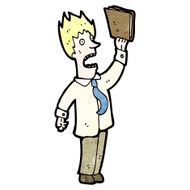 cartoon stressed businessman N5