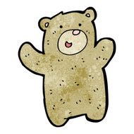 cartoon teddy bear N198