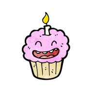 cartoon cupcake N146