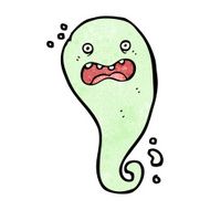 cartoon spooky ghost N99