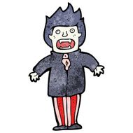 cartoon vampire man N127